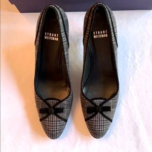 Stuart Weizmann Bolivia Smoke Glen Plaid Pumps